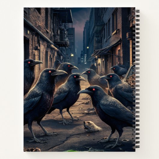 Carnet Corbeau 02 Notizblock (Rückseite)