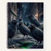 Carnet Corbeau 02 Notizblock (Vorderseite)