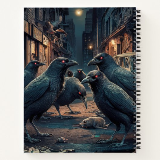 Carnet Corbeau 03 Notizblock (Rückseite)