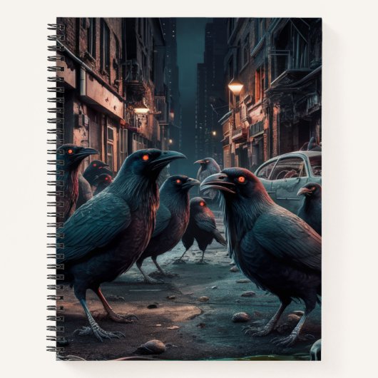 Carnet Corbeau 04 Notizblock (Vorderseite)