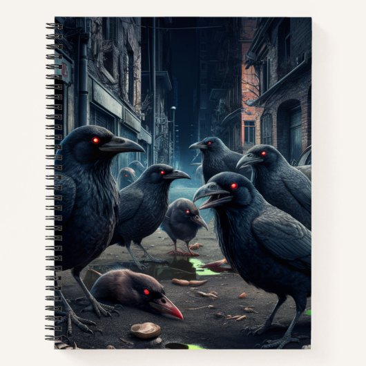 Carnet Corbeau Notizblock (Vorderseite)