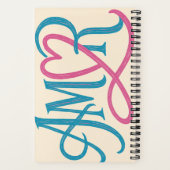 Carnet de notes romantique notizblock (Rückseite)