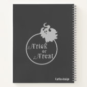 Carnet de recettes CD - "Trick or Treat" Notizblock (Rückseite)