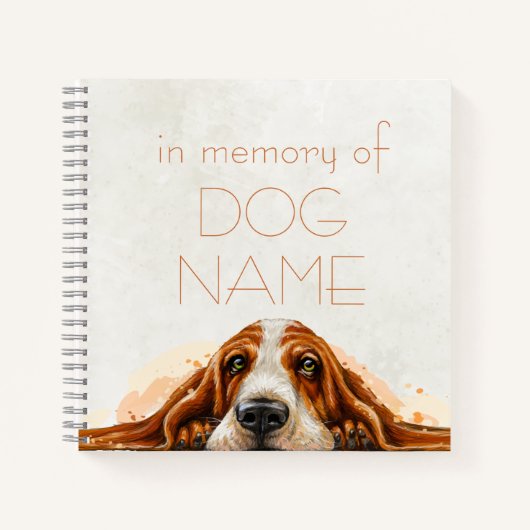 Carnet Dog Memorial Notizblock (Vorderseite)
