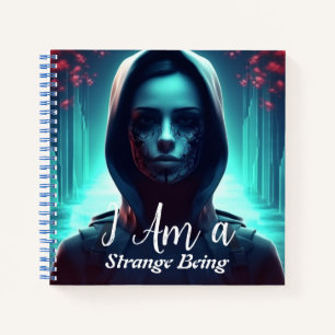 Carnet I Am a Strange Being Notizblock