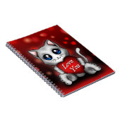 Carnet Le chaton t'aime Notizblock (Rechte Seite)