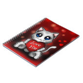 Carnet Le chaton t'aime Notizblock (Linke Seite)