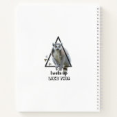 Carnet Lémurien - Ich weckte so auf Notizblock (Rückseite)