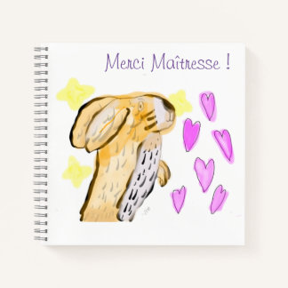 Carnet merci Maîtresse ! Notizblock