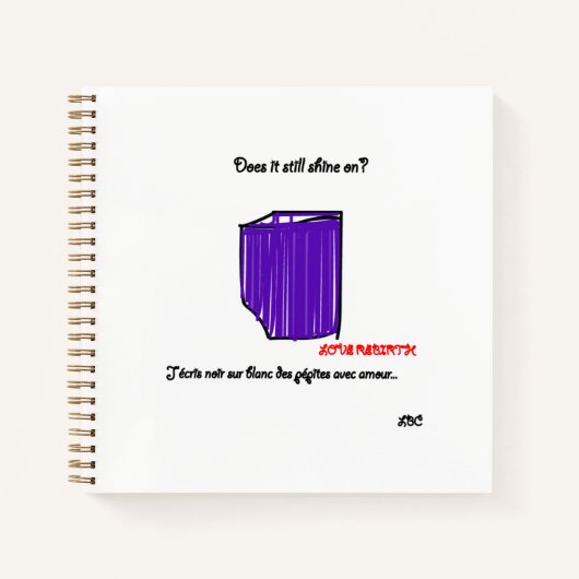 Carnet petit spirales - motif diamand LBC Notizblock (Vorderseite)