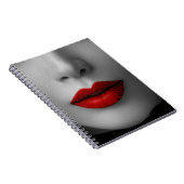 Carnet Red Lips Notizblock (Rechte Seite)