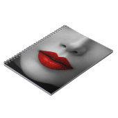 Carnet Red Lips Notizblock (Linke Seite)