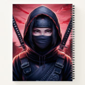 Carnet Serie 1 Ninja 03 Notizblock (Rückseite)