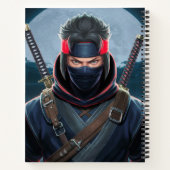 Carnet Serie 1 Ninja Notizblock (Rückseite)