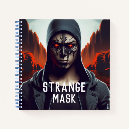 Carnet Strange Mask Notizblock (Vorderseite)
