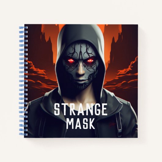 Carnet Strange Mask Notizblock (Vorderseite)