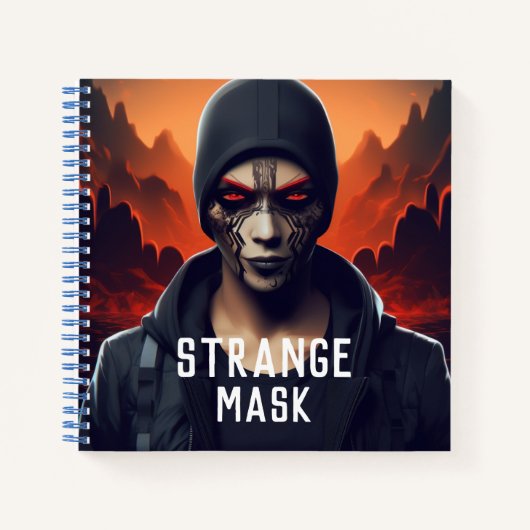 Carnet Strange Mask Notizblock (Vorderseite)