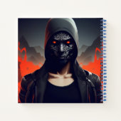 Carnet Strange Mask Notizblock (Rückseite)