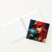 Carnet-Tochter und Hund -4 Notizblock (Innenseite)