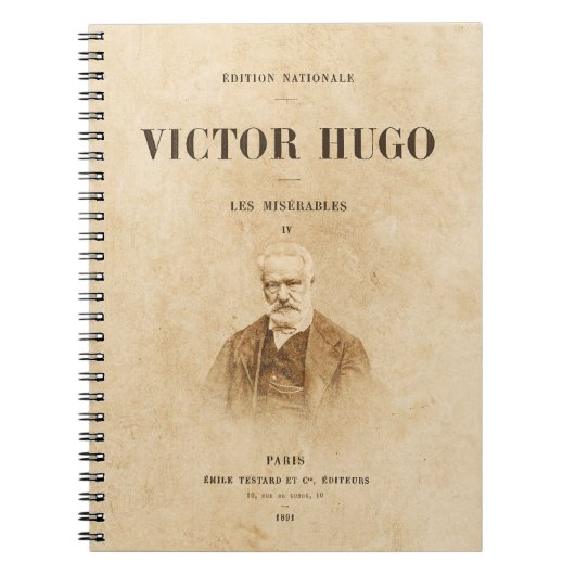 Carnet - Victor Hugo Notizblock (Vorderseite)