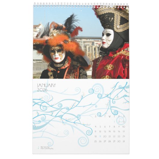 Carnevale di Venezia - Kalender der venezianischen (Jan 2026)