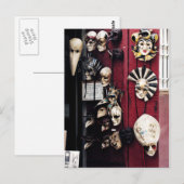 Carnevale di Venezia Postkarte (Vorne/Hinten)