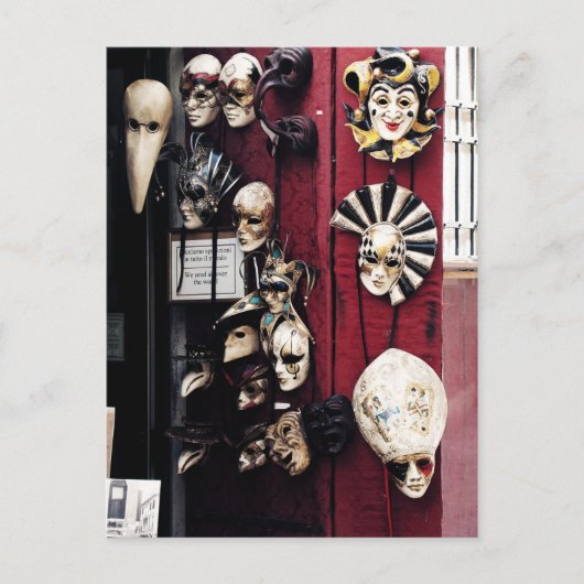 Carnevale di Venezia Postkarte (Vorderseite)