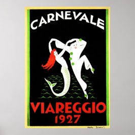 CARNEVALE VIAREGGIO Ristorante La Lanchetta Poster
