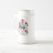 Carney Familienwappen Bierglas (Vorderseite Links)