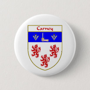 Carney Wappen/Familienwappen Button