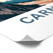 Carnic Alps Austria Travel Print Poster (Ecke)