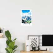 Carnic Alps Austria Travel Print Poster (Heimbüro)