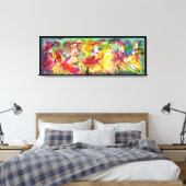 CARNIVAL BALLET / Venezianische Masquerade, Tanz,  Leinwanddruck (Insitu (Schlafzimmer))