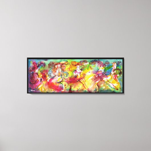 CARNIVAL BALLET / Venezianische Masquerade, Tanz,  Leinwanddruck (Vorderseite)