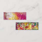 CARNIVAL BALLET / Venezianische Masquerade, Tanz, Mini Visitenkarte (Vorne/Hinten)