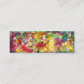 CARNIVAL BALLET / Venezianische Masquerade, Tanz, Mini Visitenkarte (Rückseite)