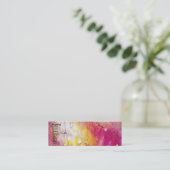 CARNIVAL BALLET / Venezianische Masquerade, Tanz, Mini Visitenkarte (Stehend Vorderseite)