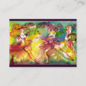 CARNIVAL BALLET / Venezianische Masquerade, Tanz, Visitenkarte (Rückseite)