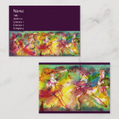 CARNIVAL BALLET / Venezianische Masquerade, Tanz, Visitenkarte (Vorne/Hinten)