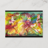 CARNIVAL BALLET / Venezianische Masquerade, Tanz, Visitenkarte (Rückseite)