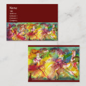 CARNIVAL BALLET / Venezianische Masquerade, Tanz, Visitenkarte (Vorne/Hinten)