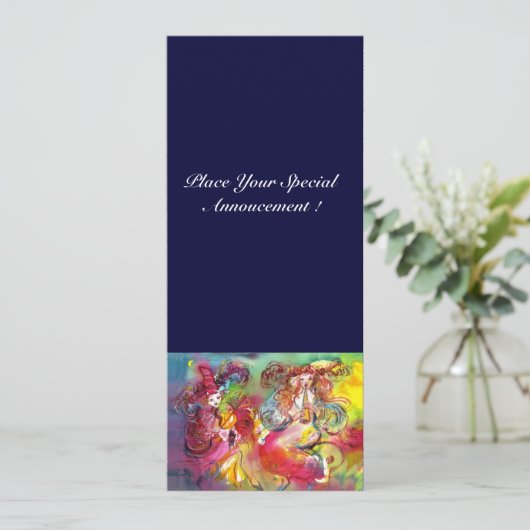 CARNIVAL BALLET / Venezianische Masquerade, Tanzmu Einladung (Stehend Vorderseite)