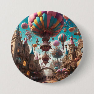 Carnival Balloon Festival Button