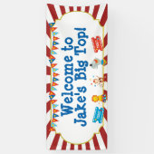 Carnival Birthday Banner Circus Birthday Party (Vertikal)
