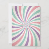 Carnival Birthday Invitation Einladung (Rückseite)