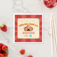 Carnival Birthday Napkin