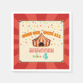 Carnival Birthday Napkin Serviette (Vorderseite)