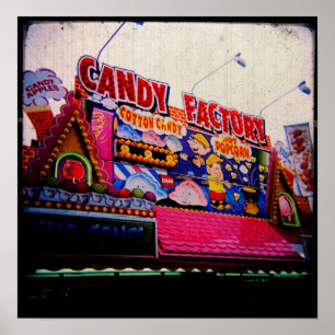 Carnival Candy Factory Photographic Print Poster