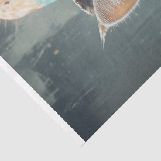 Carnival Cat Decoupage Seidenpapier (Detail)