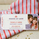 Carnival Circus Amusement Park Save The Date Photo Einladung